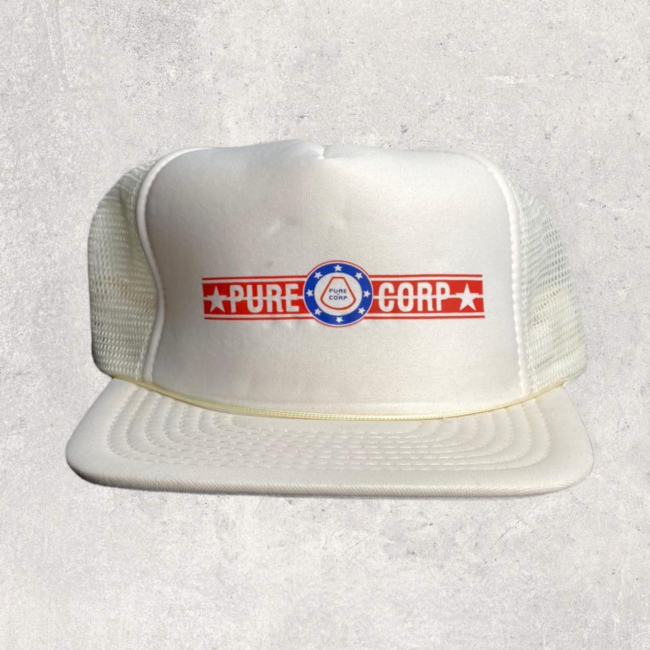 Pure Corp 1980s Vintage Trucker Snapback Hat