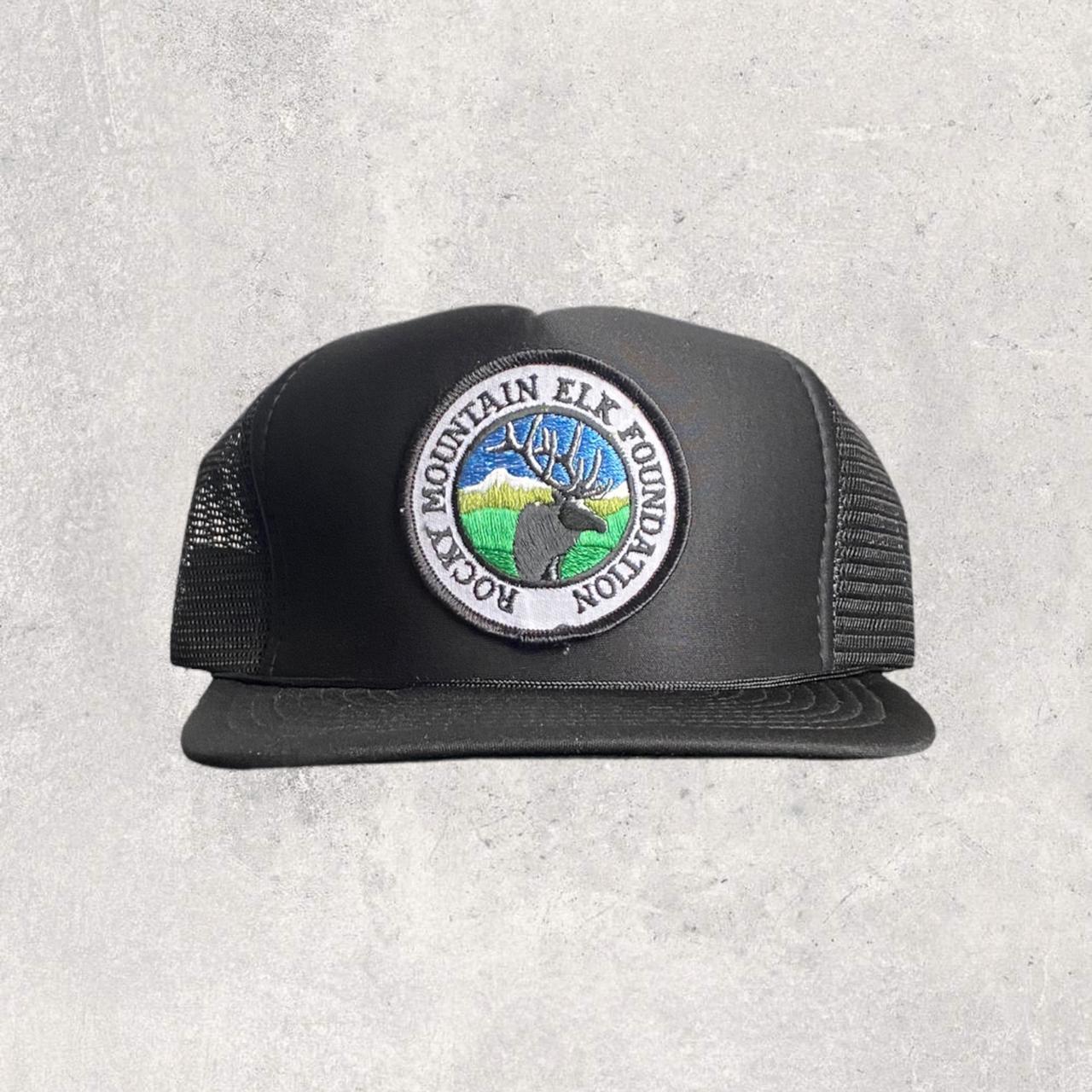 "ROCKY MOUNTAIN ELK FOUNDATION" 90s VINTAGE TRUCKER SNAPBACK HAT