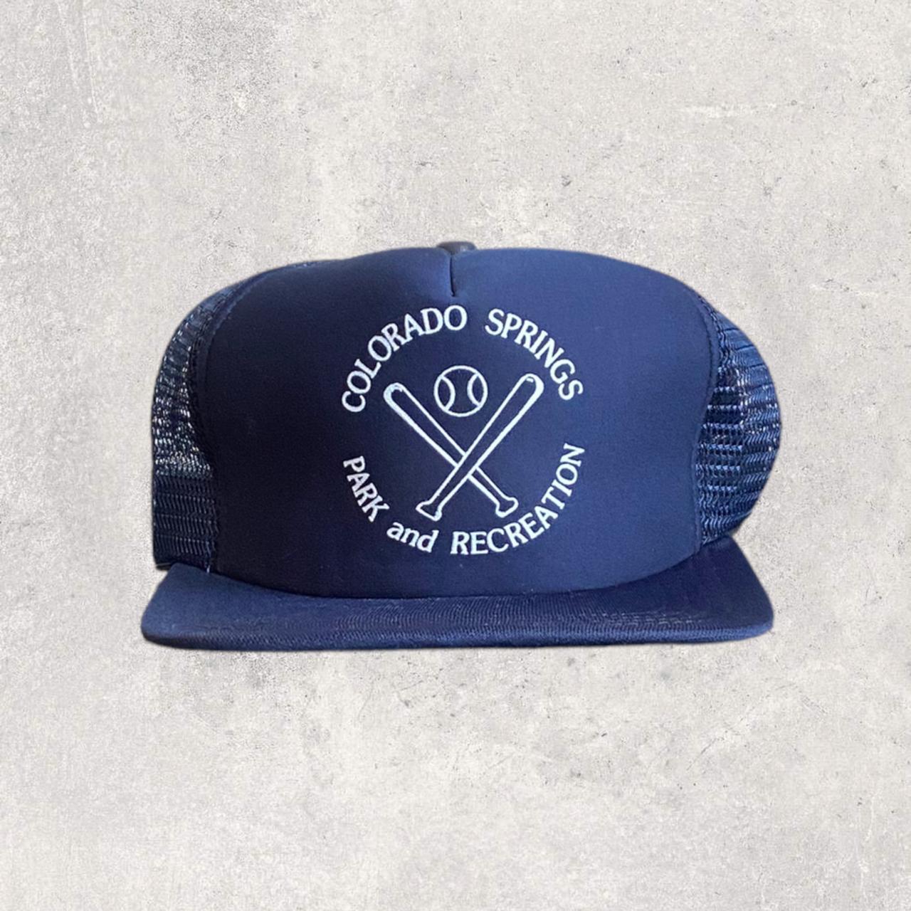 "COLORADO SPRINGS PARK &amp; RECREATION" VINTAGE TRUCKER SNAPBACK HAT