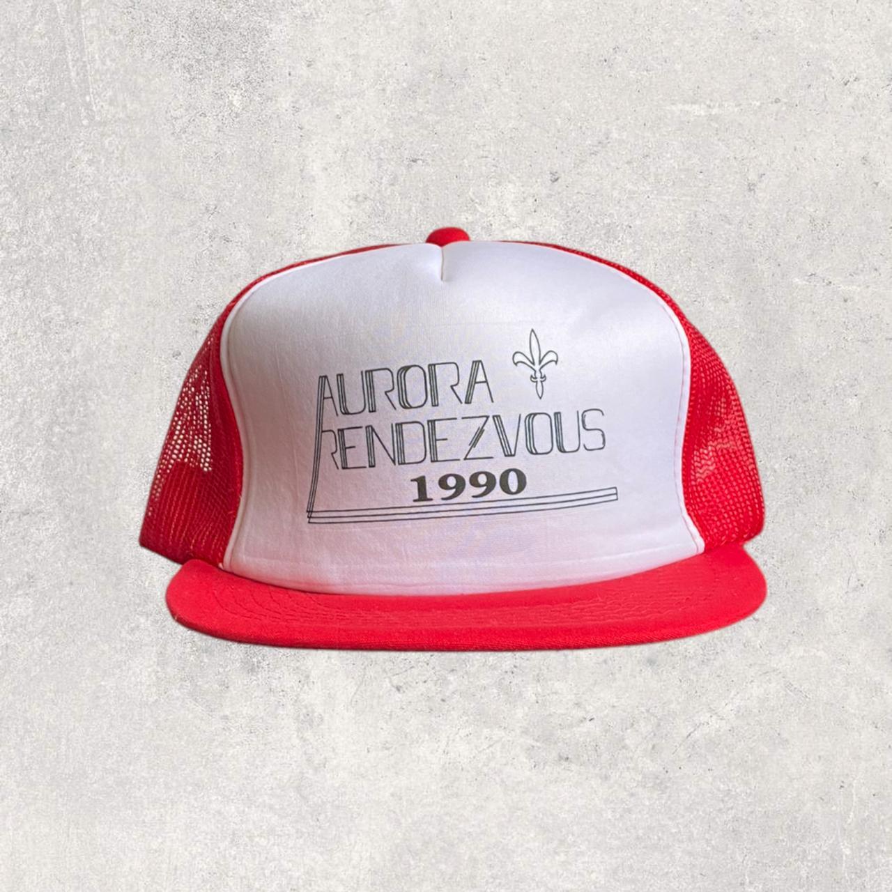 "AURORA RENDEZVOUS 1990" VINTAGE TRUCKER SNAPBACK HAT