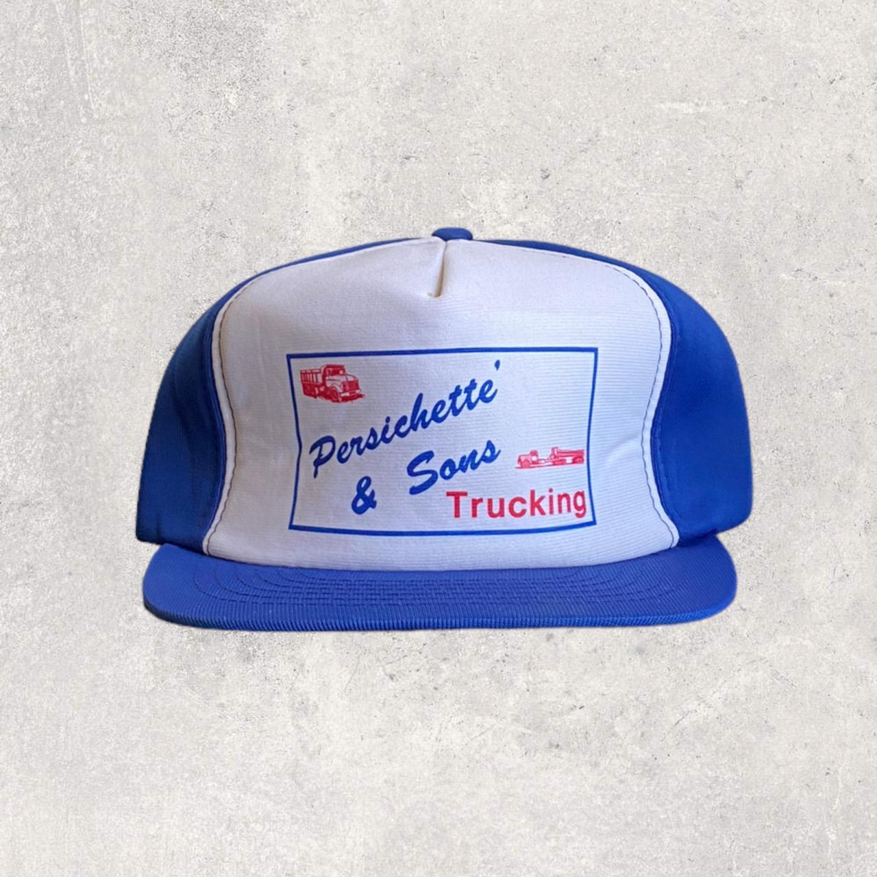 "PERSICHETTE &SONS TRUCKING" VINTAGE TRUCKER SNAPBACK HAT