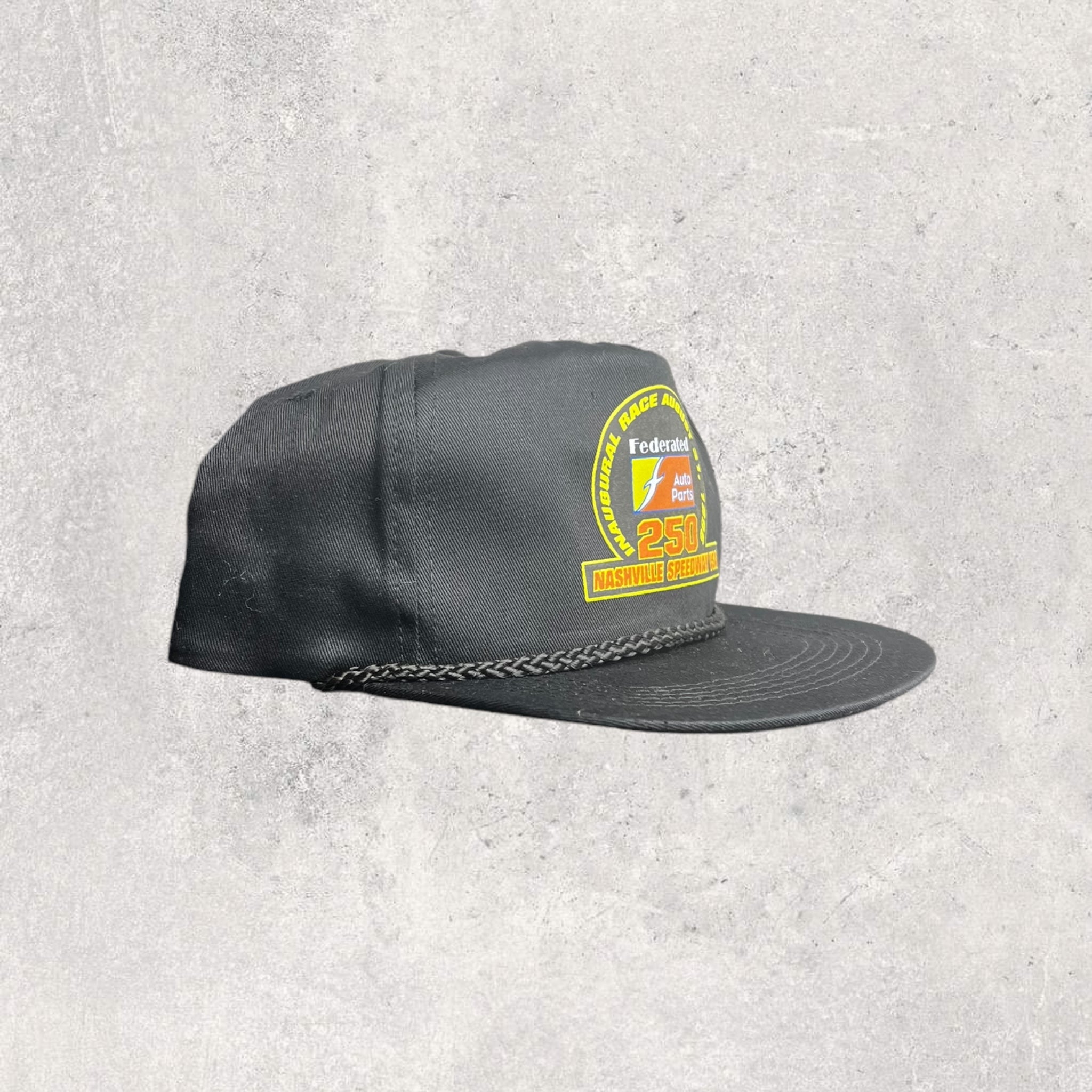 "NASHVILLE SPEEDWAY USA" VINTAGE TRUCKER HAT